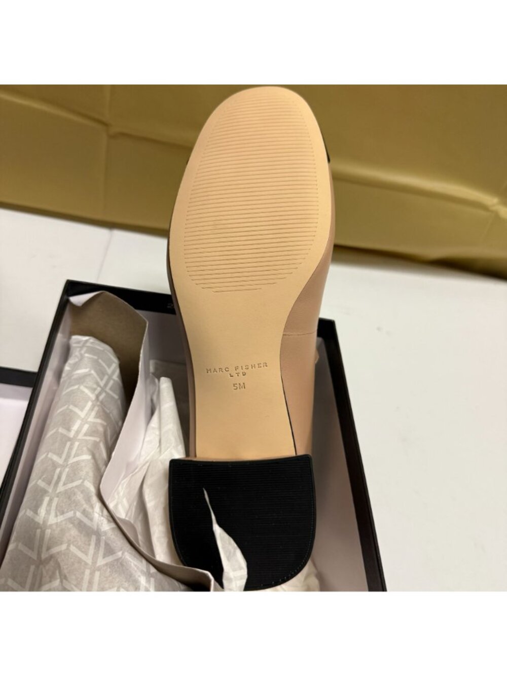Marc Fisher LTD Women's Marla Pump Light Natural 110 Size 5 New - Picture 7 of 9